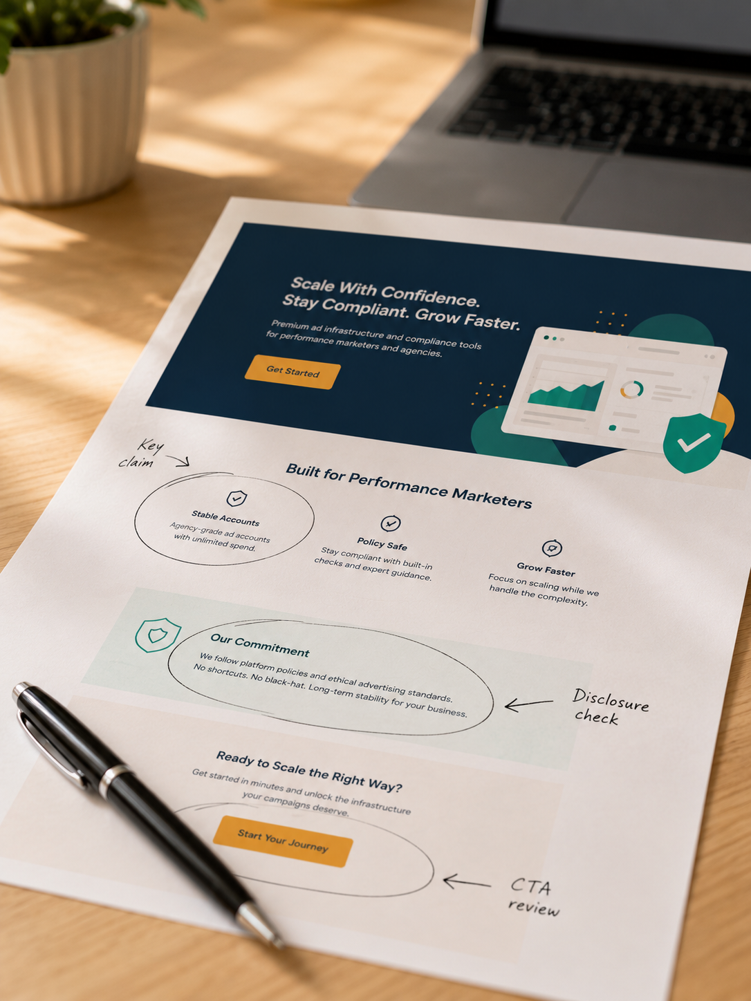 Landing Page Policy: What Meta And Google Actually Check (And What They Don'T) 2 Landing Page Policy: What Meta And Google Actually Check (And What They Don'T)