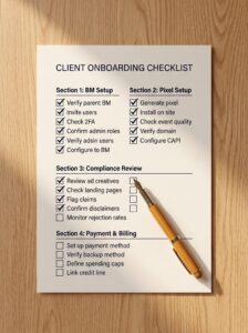 How To Onboard A New Client Into Your Agency Ad Setup Without Cross-Contamination Risk 3 How To Onboard A New Client Into Your Agency Ad Setup Without Cross-Contamination Risk